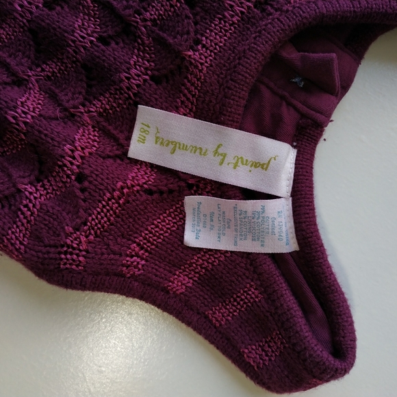 Matilda Jane Lined Sweater knit Dress 18 mo Paint by Numbers Aurora Burgundy - Picture 6 of 11